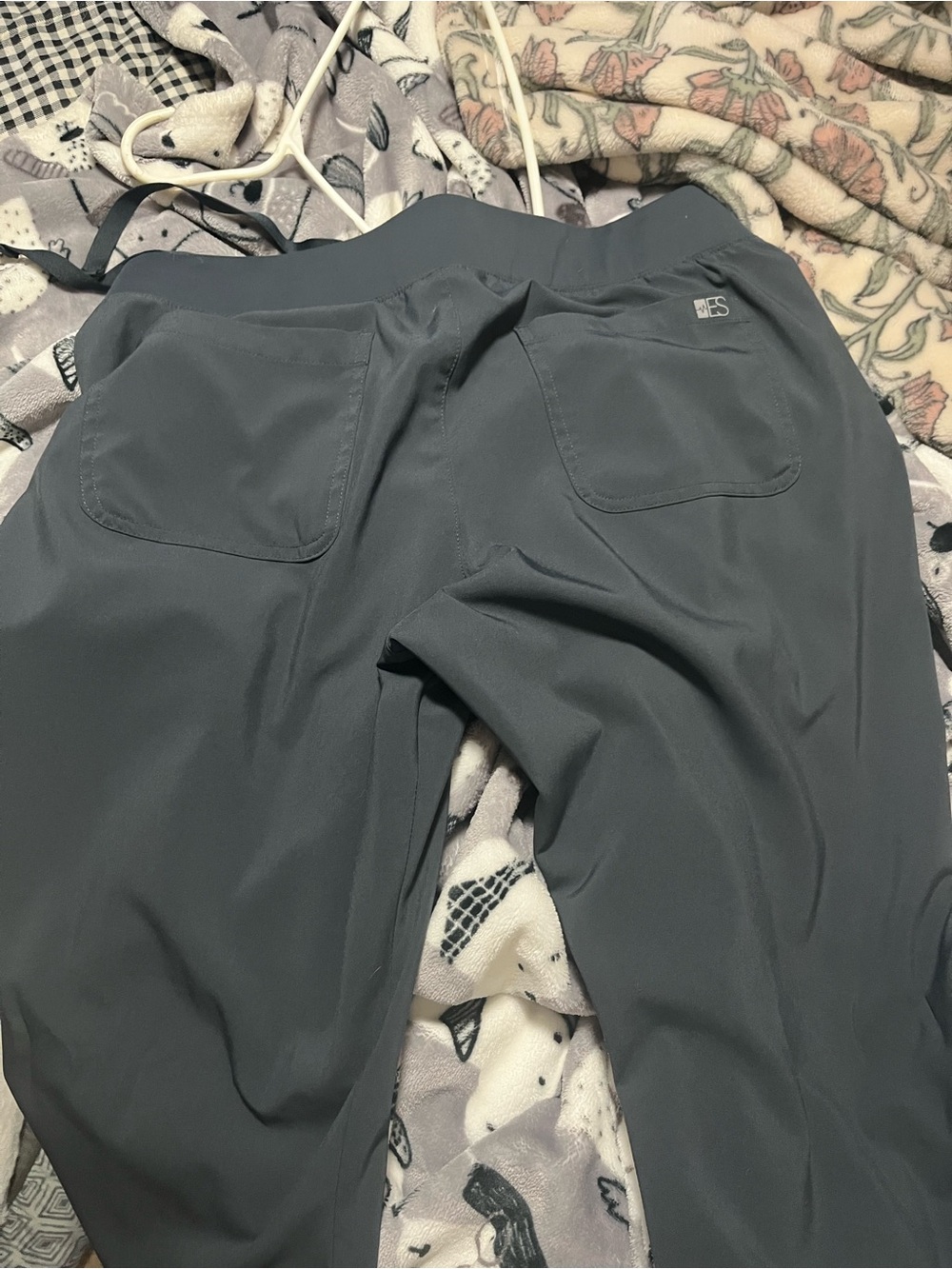 Easy Stretch pewter woman’s wide leg